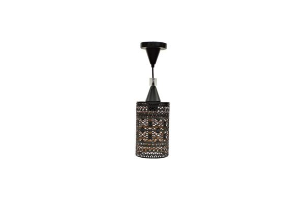 Black Metal Cut-Out Pendant Light In Kochi, Kerala | Pendant Light Dealers in Kerala